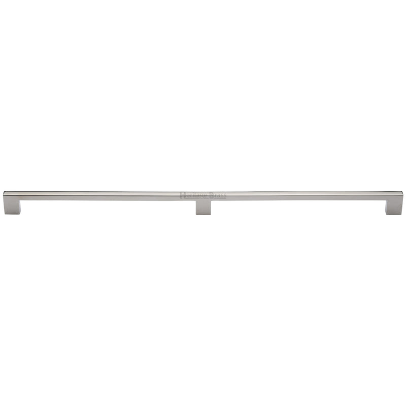 Heritage Brass Cabinet Pull Metro Design 480mm CTC Polished Nickel Finish - C0337 480-PNF - Choice Handles