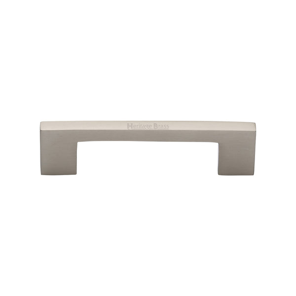 Heritage Brass Cabinet Pull Metro Design 96mm Satin Nickel finish - C0337 96-SN - Choice Handles