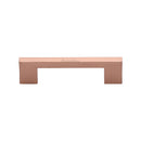 Heritage Brass Cabinet Pull Metro Design 96mm CTC Satin Rose Gold Finish - C0337 96-SRG - Choice Handles