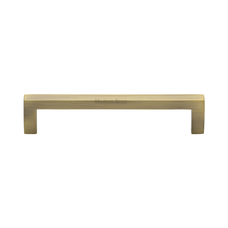 Heritage Brass Cabinet Pull City Design 128mm CTC Antique Brass Finish - C0339 128-AT - Choice Handles