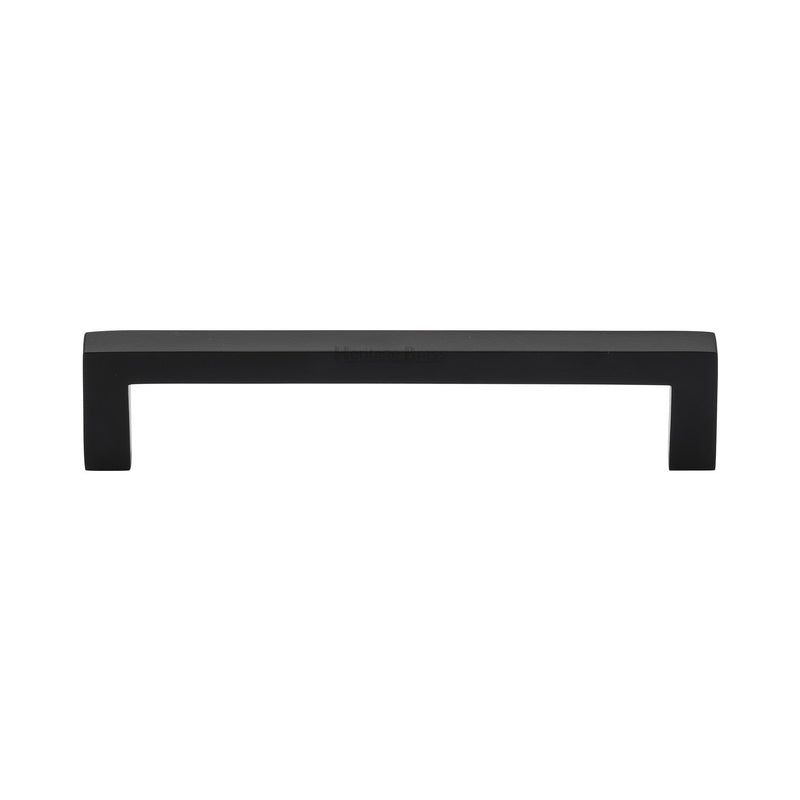 Heritage Brass Cabinet Pull City Design 128mm CTC Matt Black Finish - C0339 128-BKMT - Choice Handles