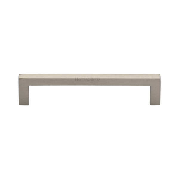 Heritage Brass Cabinet Pull City Design 128mm CTC Satin Nickel Finish - C0339 128-SN - Choice Handles