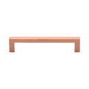 Heritage Brass Cabinet Pull City Design 128mm CTC Satin Rose Gold Finish - C0339 128-SRG - Choice Handles