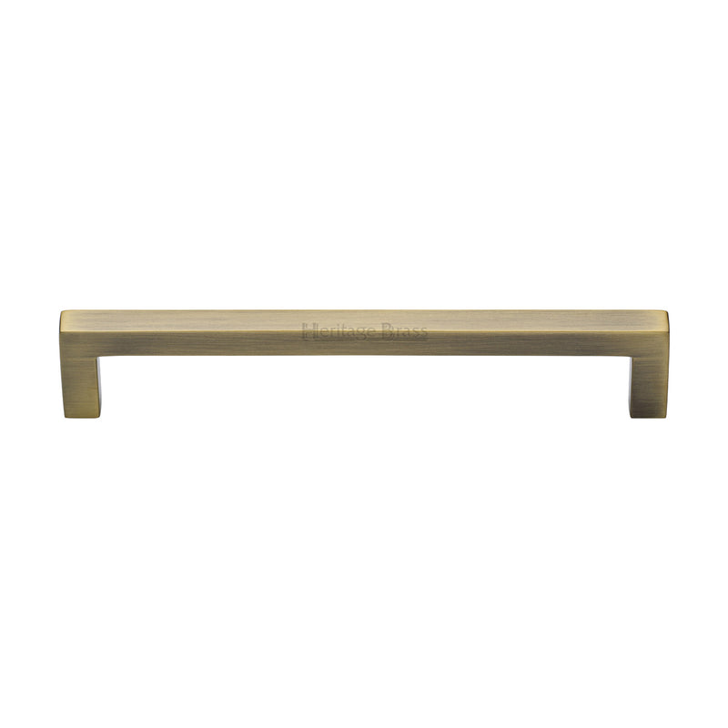 Heritage Brass Cabinet Pull City Design 160mm CTC Antique Brass Finish - C0339 160-AT - Choice Handles