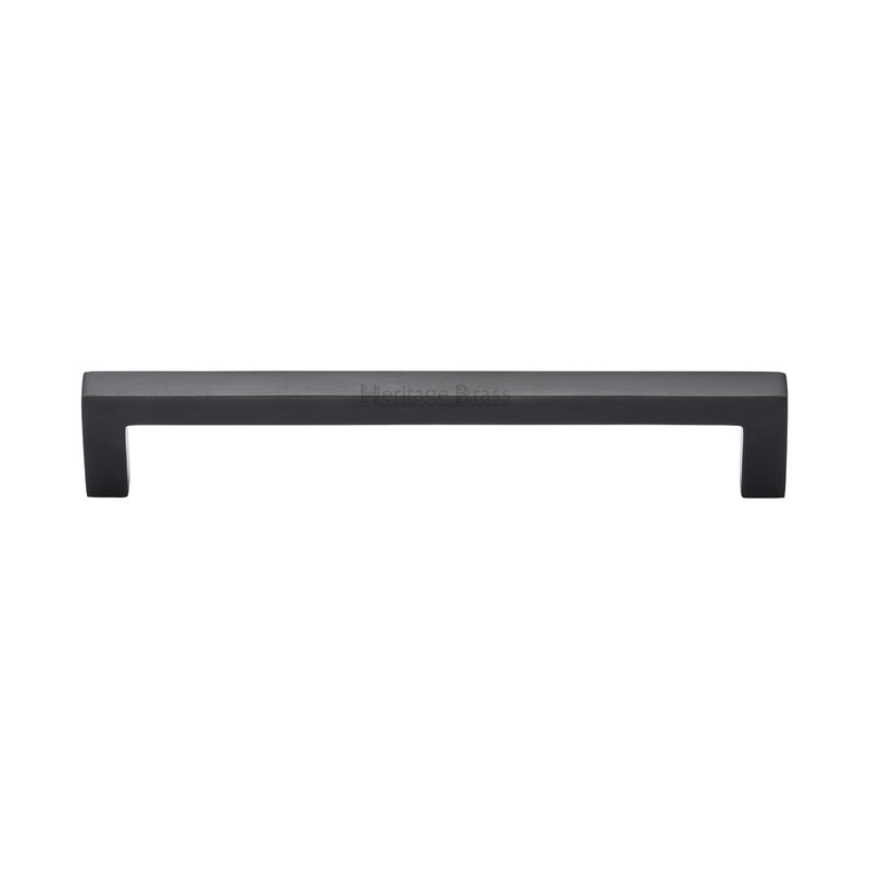 Heritage Brass Cabinet Pull City Design 160mm CTC Matt Black Finish - C0339 160-BKMT - Choice Handles