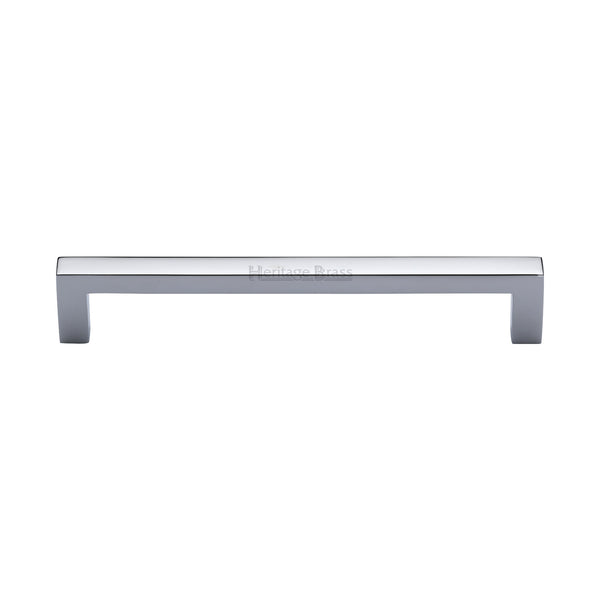 Heritage Brass Cabinet Pull City Design 160mm CTC Polished Chrome Finish - C0339 160-PC - Choice Handles