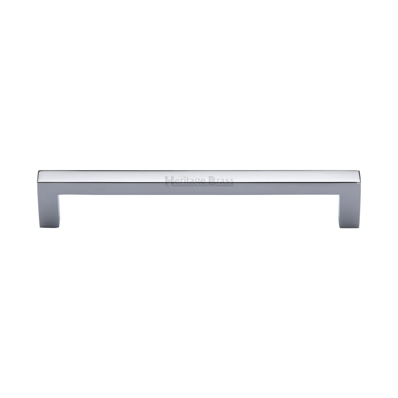 Heritage Brass Cabinet Pull City Design 160mm CTC Polished Chrome Finish - C0339 160-PC - Choice Handles