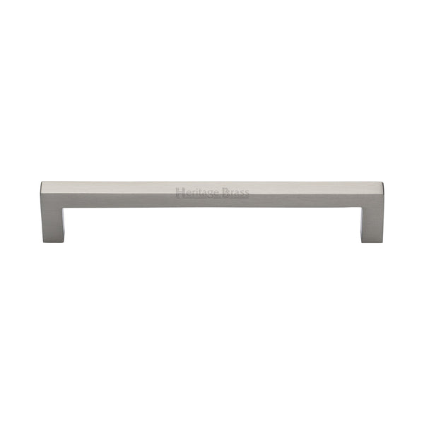 Heritage Brass Cabinet Pull City Design 160mm CTC Satin Nickel Finish - C0339 160-SN - Choice Handles