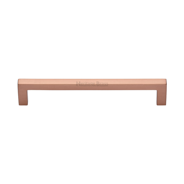 Heritage Brass Cabinet Pull City Design 160mm CTC Satin Rose Gold Finish - C0339 160-SRG - Choice Handles