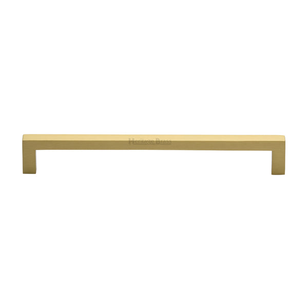 Heritage Brass Cabinet Pull City Design 192mm CTC Satin Brass Finish - C0339 192-SB - Choice Handles