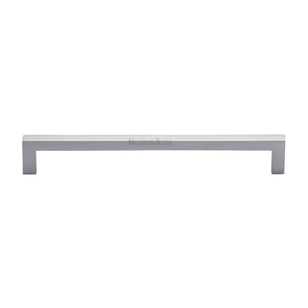 Heritage Brass Cabinet Pull City Design 192mm CTC Satin Chrome Finish - C0339 192-SC - Choice Handles