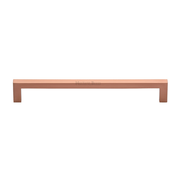 Heritage Brass Cabinet Pull City Design 192mm CTC Satin Rose Gold Finish - C0339 192-SRG