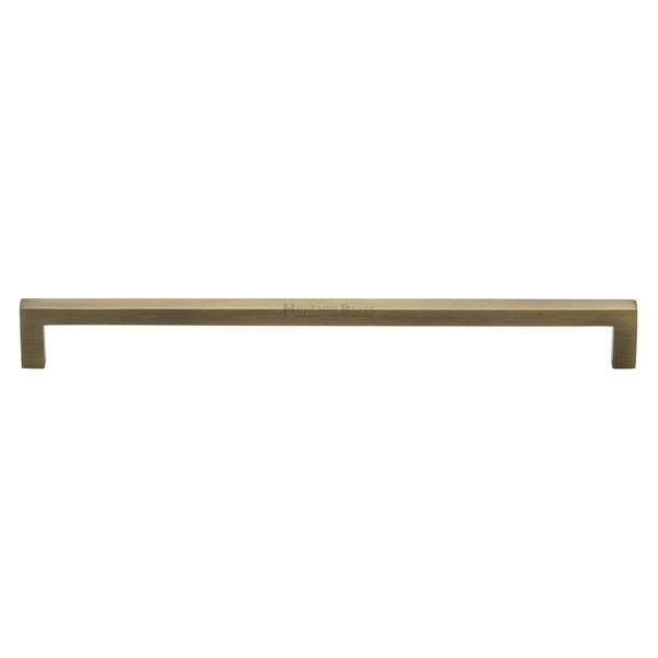 Heritage Brass Cabinet Pull City Design 256mm CTC Antique Brass Finish - C0339 256-AT - Choice Handles