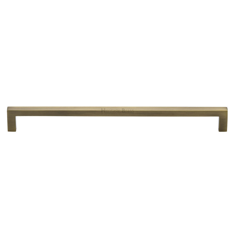 Heritage Brass Cabinet Pull City Design 256mm CTC Antique Brass Finish - C0339 256-AT - Choice Handles