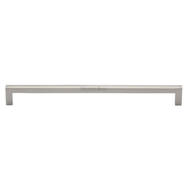 Heritage Brass Cabinet Pull City Design 256mm CTC Polished Nickel Finish - C0339 256-PNF - Choice Handles