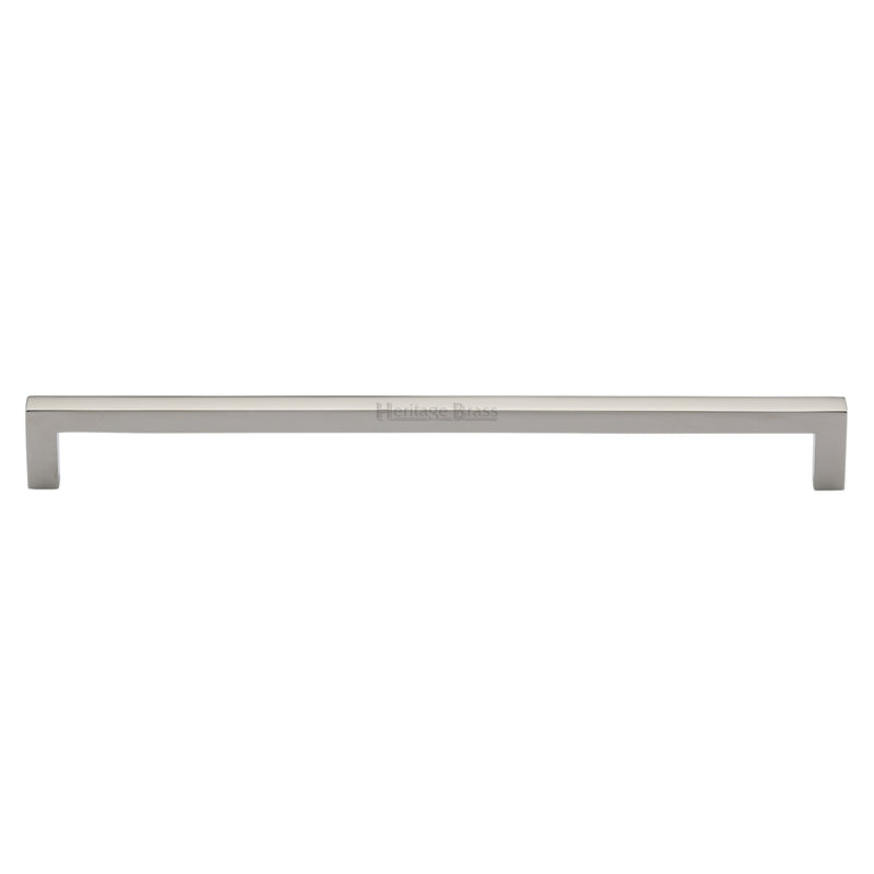 Heritage Brass Cabinet Pull City Design 256mm CTC Polished Nickel Finish - C0339 256-PNF - Choice Handles