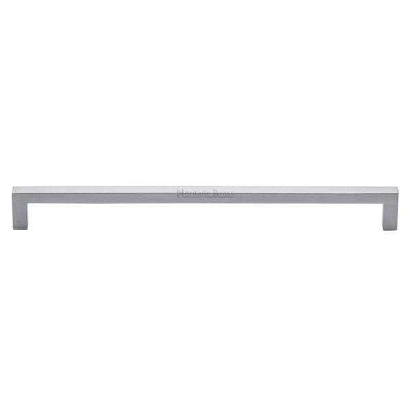 Heritage Brass Cabinet Pull City Design 256mm CTC Satin Chrome Finish - C0339 256-SC - Choice Handles