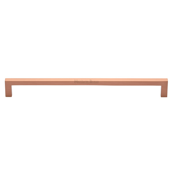Heritage Brass Cabinet Pull City Design 256mm CTC Satin Rose Gold Finish - C0339 256-SRG - Choice Handles