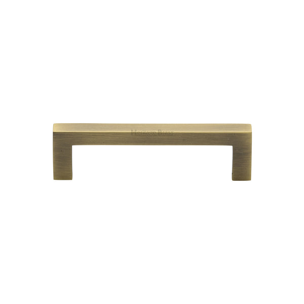 Heritage Brass Cabinet Pull City Design 96mm CTC Antique Brass Finish - C0339 96-AT - Choice Handles