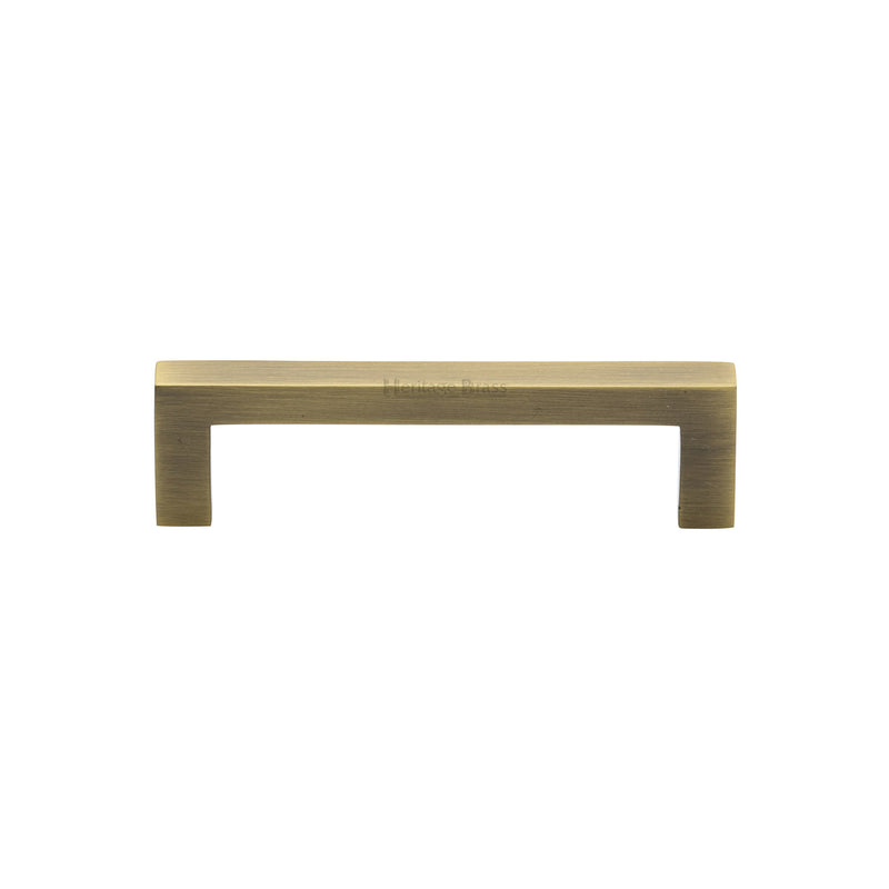 Heritage Brass Cabinet Pull City Design 96mm CTC Antique Brass Finish - C0339 96-AT - Choice Handles