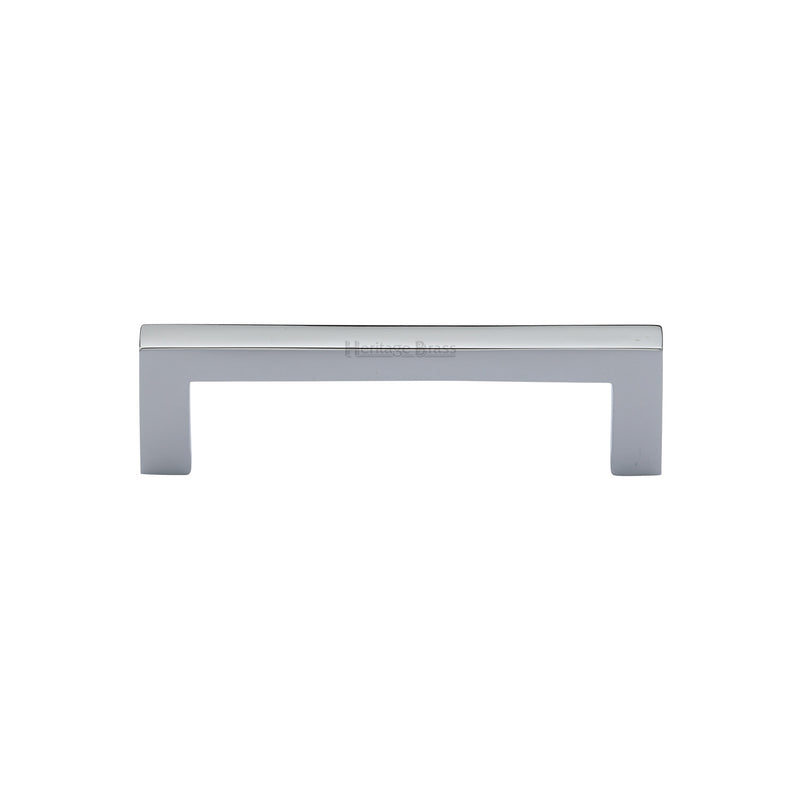 Heritage Brass Cabinet Pull City Design 96mm CTC Polished Chrome Finish - C0339 96-PC - Choice Handles