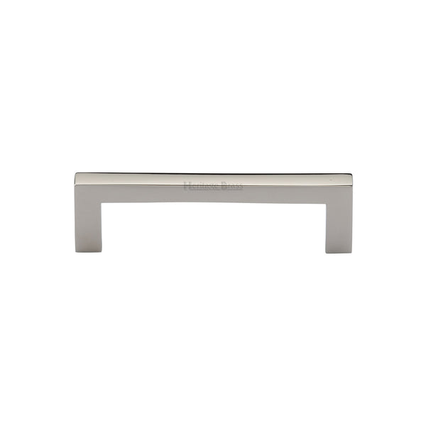 Heritage Brass Cabinet Pull City Design 96mm CTC Polished Nickel Finish - C0339 96-PNF - Choice Handles