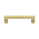 Heritage Brass Cabinet Pull Apollo Design 128mm CTC Polished Brass Finish - C0345 128-PB - Choice Handles