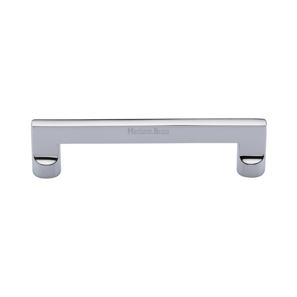 Heritage Brass Cabinet Pull Apollo Design 128mm CTC Polished Chrome Finish - C0345 128-PC - Choice Handles