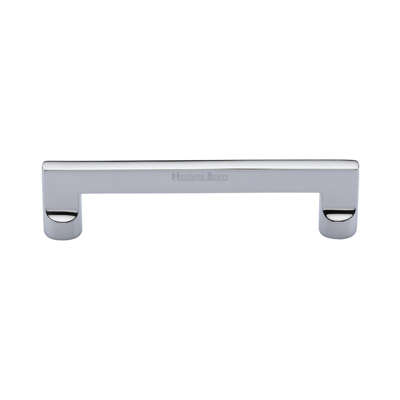 Heritage Brass Cabinet Pull Apollo Design 128mm CTC Polished Chrome Finish - C0345 128-PC - Choice Handles