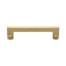 Heritage Brass Cabinet Pull Apollo Design 128mm CTC Satin Brass Finish - C0345 128-SB - Choice Handles