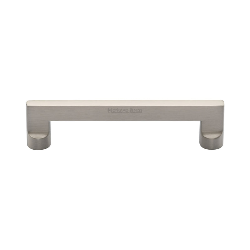 Heritage Brass Cabinet Pull Apollo Design 128mm CTC Satin Nickel Finish - C0345 128-SN - Choice Handles