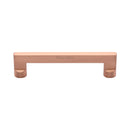 Heritage Brass Cabinet Pull Apollo Design 128mm CTC Satin Rose Gold Finish - C0345 128-SRG - Choice Handles
