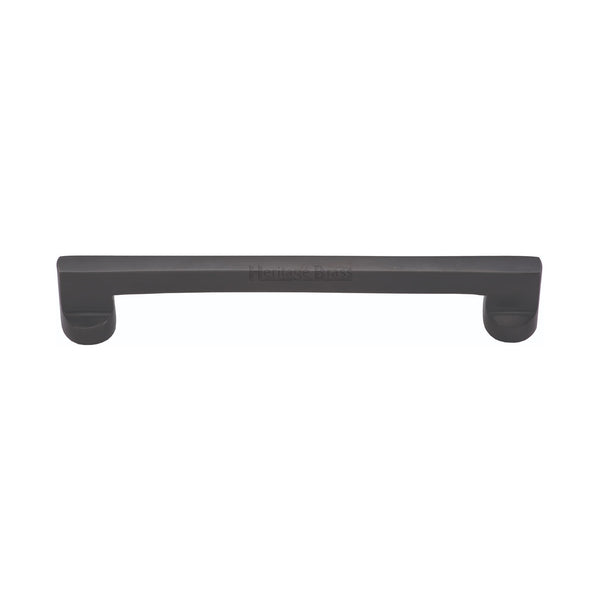 Heritage Brass Cabinet Pull Apollo Design 160mm CTC Matt Black Finish - C0345 160-BKMT - Choice Handles