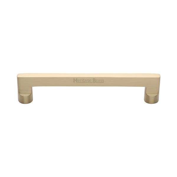 Heritage Brass Cabinet Pull Apollo Design 160mm CTC Satin Brass Finish - C0345 160-SB - Choice Handles