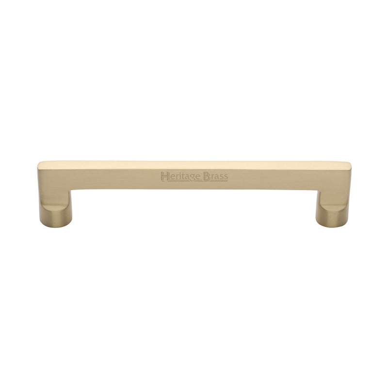 Heritage Brass Cabinet Pull Apollo Design 160mm CTC Satin Brass Finish - C0345 160-SB - Choice Handles
