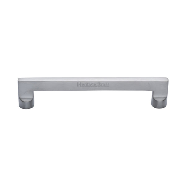 Heritage Brass Cabinet Pull Apollo Design 160mm CTC Satin Chrome Finish - C0345 160-SC - Choice Handles