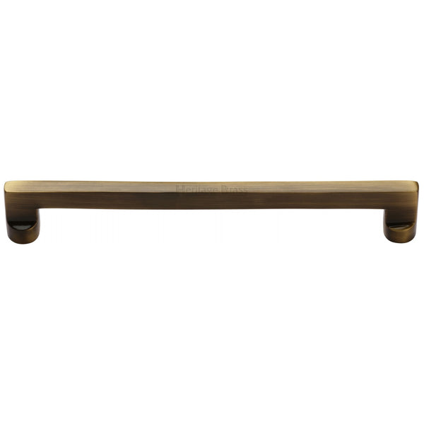 Heritage Brass Cabinet Pull Apollo Design 203mm Antique finish - C0345 203-AT - Choice Handles