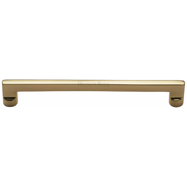 Heritage Brass Cabinet Pull Apollo Design 203mm Polished Brass finish - C0345 203-PB - Choice Handles