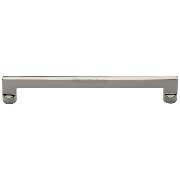 Heritage Brass Cabinet Pull Apollo Design 203mm CTC Polished Nickel Finish - C0345 203-PNF - Choice Handles