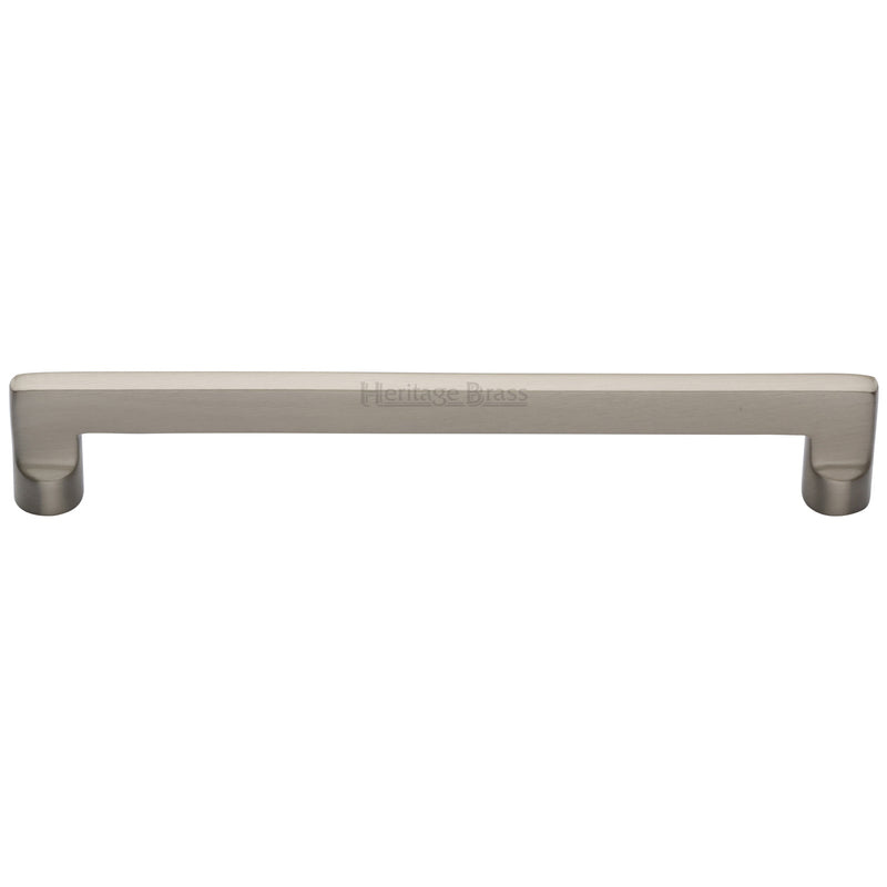 Heritage Brass Cabinet Pull Apollo Design 203mm Satin Nickel finish - C0345 203-SN - Choice Handles