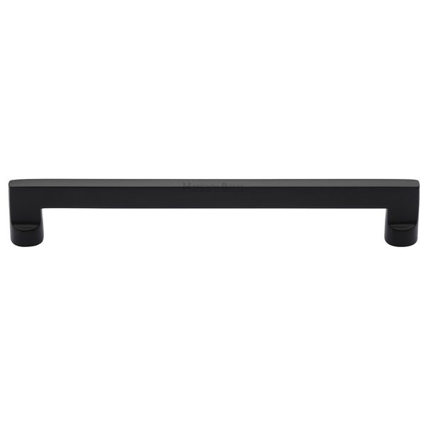 Heritage Brass Cabinet Pull Apollo Design 256mm CTC Matt Black Finish
 - C0345 256-BKMT - Choice Handles