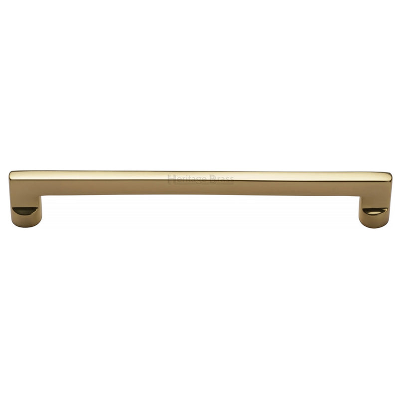 Heritage Brass Cabinet Pull Apollo Design 256mm CTC Polished Brass Finish - C0345 256-PB - Choice Handles