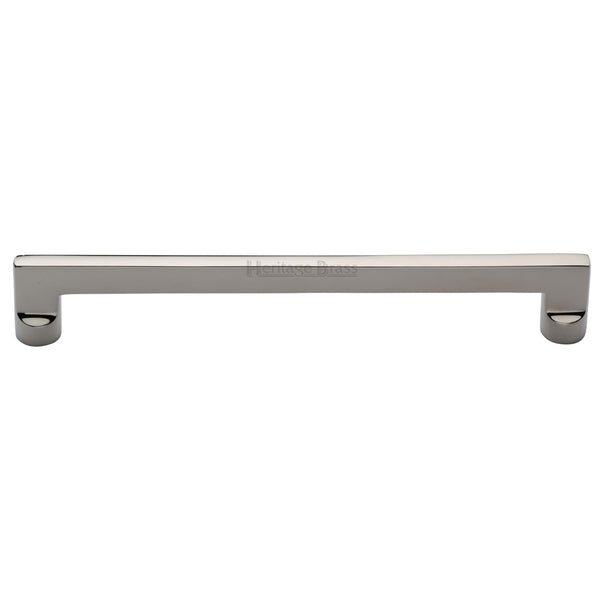 Heritage Brass Cabinet Pull Apollo Design 256mm CTC Polished Nickel Finish - C0345 256-PNF - Choice Handles