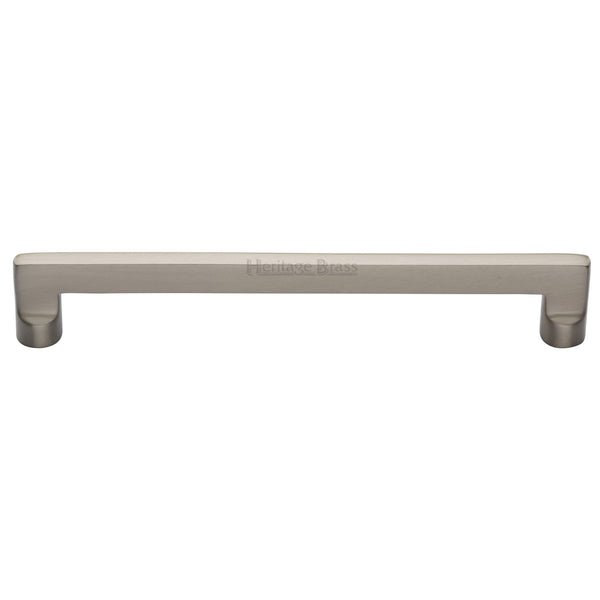 Heritage Brass Cabinet Pull Apollo Design 256mm CTC Satin Nickel Finish - C0345 256-SN - Choice Handles