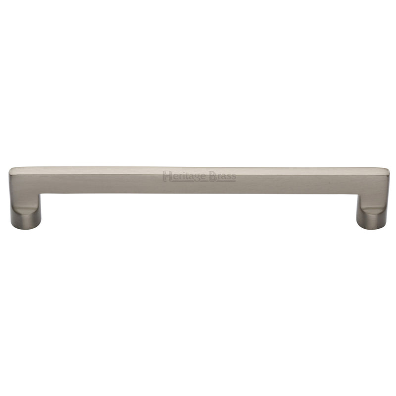 Heritage Brass Cabinet Pull Apollo Design 256mm CTC Satin Nickel Finish - C0345 256-SN - Choice Handles