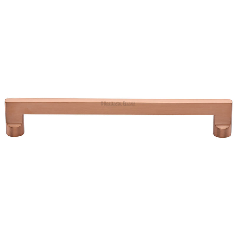 Heritage Brass Cabinet Pull Apollo Design 256mm CTC Satin Rose Gold Finish - C0345 256-SRG - Choice Handles