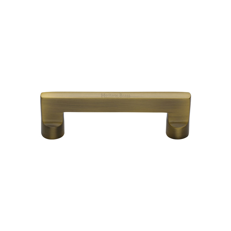 Heritage Brass Cabinet Pull Apollo Design 96mm Antique finish - C0345 96-AT - Choice Handles