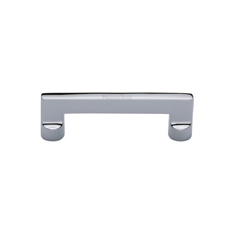 Heritage Brass Cabinet Pull Apollo Design 96mm Polished Chrome finish - C0345 96-PC - Choice Handles