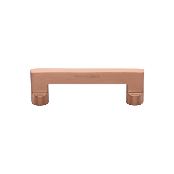 Heritage Brass Cabinet Pull Apollo Design 96mm CTC Satin Rose Gold Finish
 - C0345 96-SRG - Choice Handles