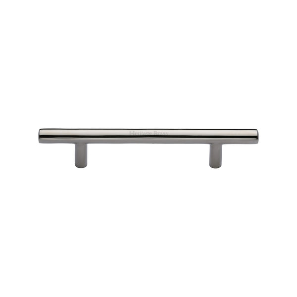 Heritage Brass Cabinet Pull Bar Design 101mm CTC Polished Nickel Finish - C0361 101-PNF - Choice Handles
